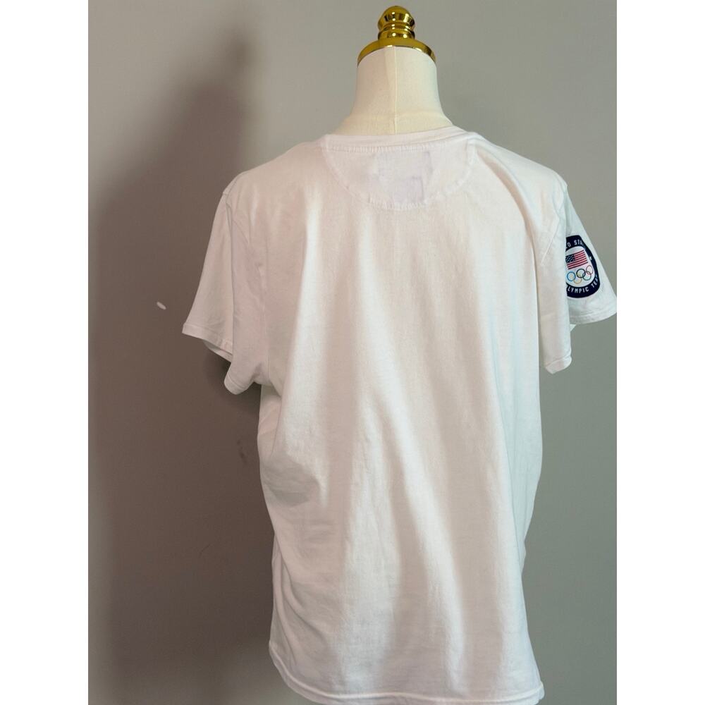 Polo Ralph Lauren Polo Bear Team USA 2024 Olympic Games White Graphic Tee XL - Picture 5 of 8